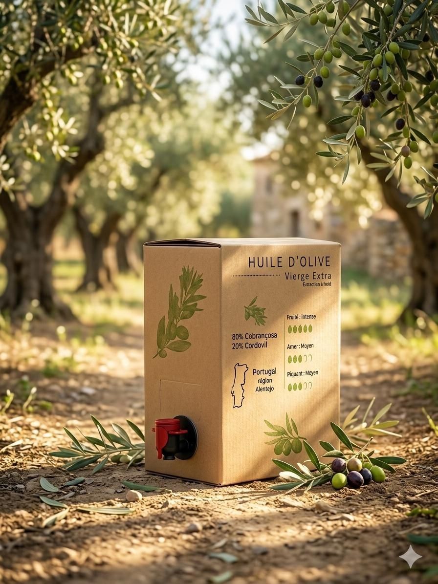 Bag-in-Box dans l'oliveraie